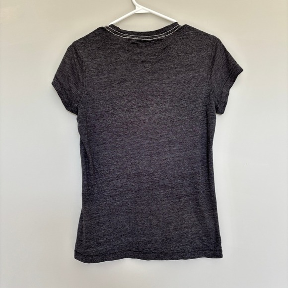 Vintage Roots Tee Women's Size XS Gray Logo Loungwear Relaxed Fit T-Shirt - Picture 6 of 10